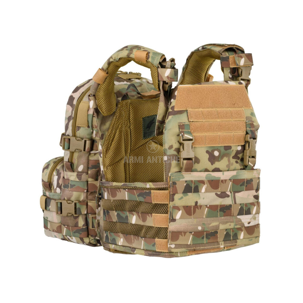 Gilet tattico plate carrier con zaino